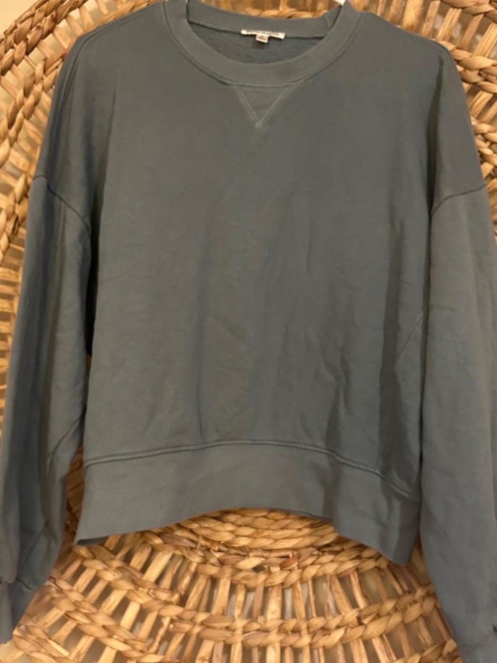 Reformation Women's Blue Sweatshirt